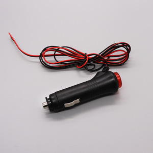 Car cigarette lighter socket <b>with</b> <b>switch</b> and power cord; car cigarette lighter <b>plug</b>. - Product Image 3