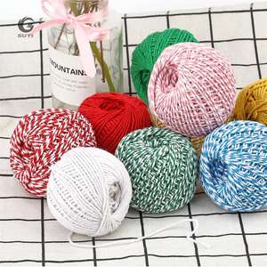 <span class=keywords><strong>Barato</strong></span> al por mayor 1,5mm <span class=keywords><strong>macramé</strong></span> cordón trenzado DIY artesanía cordón de algodón colorido giro cuerda de algodón - Product Image 2