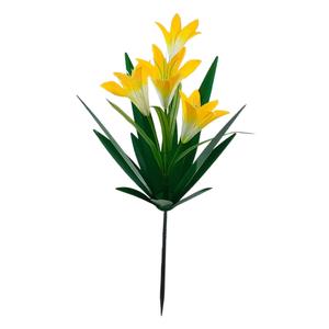 Fiore di ferro giardino palo in metallo decorativo pianta artificiale per il cortile - Product Image 4