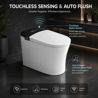 WC monobloc avec bidet intégré et télécommande, norme européenne, à évacuation en S