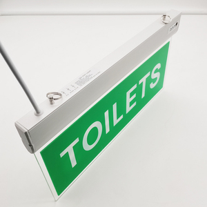 Señal de salida LED de mejor precio al por mayor, indicador LED de salida de emergencia de seguridad contra incendios con batería recargable - Product Image 2