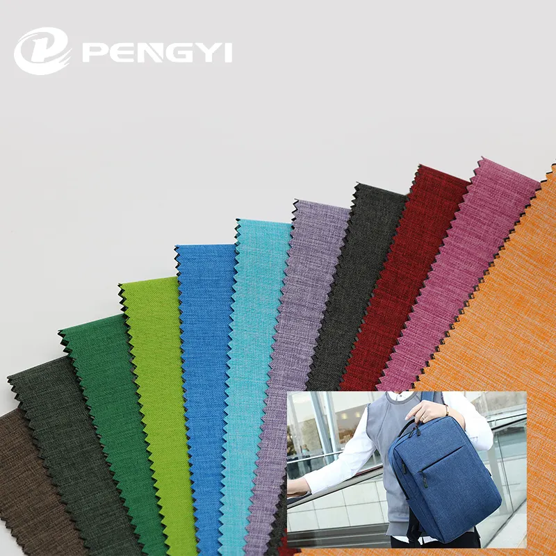 China factory 100% polyester Oxford fabric 300D Herringbone PVC coated waterproof polyester fabric bag material