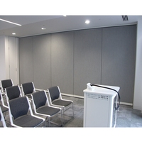 Cadre en aluminium Mur de séparation mobile et fonctionnel Murs de bureau temporaires Diviseur de pièce pliant Mur de séparation mobile