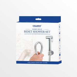 Ensemble de douche shattaf de bidet de toilette de combinaison sanitaire en laiton durable avec le tuyau de douche de PVC de ruban - Product Image 3