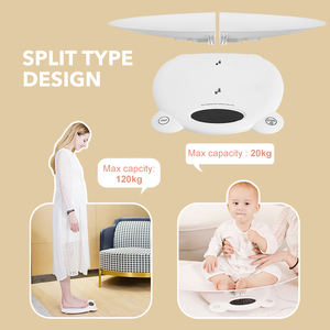 전자 무게 균형 휴대용 플라스틱 120 키로그램 어린이 디지털 아기 무게 규모 - Product Image 2