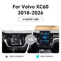 Écran CarPlay de style Tesla ZWNAV 12,1 pouces pour Volvo XC60 2018-2026, lecteur multimédia Android 13, autoradio GPS DSP stéréo 4G