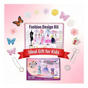 Kit de Studio de Conception de Mode en Plastique Unisexe, Mannequin Créatif Éducatif, Modèles en Tissu, Tutoriel Vidéo, Accessoires, Jouet Modèle - Product Image 3