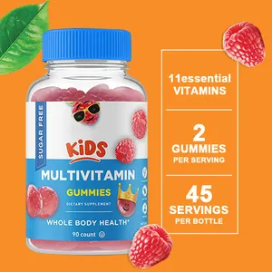 개인 상표 아이 고무 같은 비타민 건강 관리 보충교재를 위한 자연적인 맛을 낸 설탕 자유로운 Multivitamin
