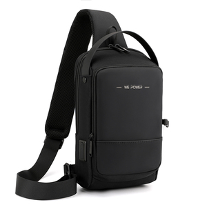 Sac bandoulière antivol pour homme, sac de poitrine, sac banane, sac messager avec serrure à code, idéal pour les loisirs, les activités de plein air et les voyages - Product Image 2