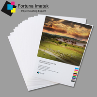 Film Media berbasis air putih Glossy PET film glossy