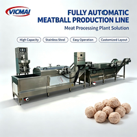 Machines de transformation de la viande électriques automatiques en acier inoxydable 304 Vicmai avec moteur