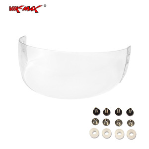 Visera para Casco de Hockey de PC de Alta Calidad a Precio Directo de Fábrica, para Jóvenes y Adultos, con Cierre de Tornillo, Protección Antivaho y Antirrayaduras - Product Image 2