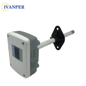 Widely Use RS485 modbus 4 - 20 ma Duct Mount Air Velocity Transmitter Sensor