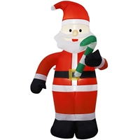 Ourwarm Outdoor pour lumières LED gonflables de Noël réutilisables de 1,5 m pour décorations et accessoires de fête