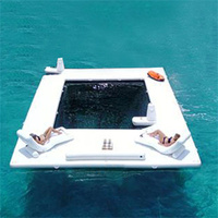 Fauteuil gonflable relaxant, flotteur de piscine, équipement de jeu aquatique, transats, île flottante, pontons gonflables
