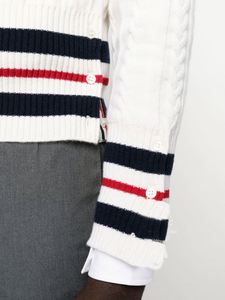 Vente en gros de pulls tricotés classiques en laine mélangée classiques à col en V pour hommes, pull d'hiver épais et chaud de haute qualité - Product Image 4