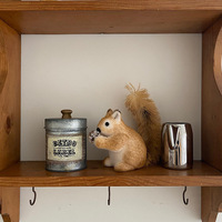 Offre Spéciale Creative Peluche Simulation Écureuil Jouet Usine En Gros De Noël Mousse Ornement Décoration