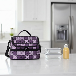Customized Hawaiian Hau Floral New Portable <b>Lunch</b> <b>Bag</b> Food Thermal <b>Lunch</b> <b>Box</b> Food Delivery Insulated Cooler <b>Bag</b> for School Kid - Product Image 5