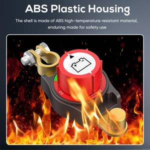 สวิตช์ตัดแบตเตอรี่รถยนต์ ASW-A71002 12V-48V สวิตช์ตัดไฟแบตเตอรี่ ขั้วลบ เปิด-ปิด สำหรับแบตเตอรี่รถยนต์ ยานยนต์ และเรือ - Product Image 5