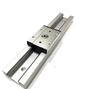 Roller guide for sliding door linear guide rail SGR25 aluminum guide rail with with 3 4 5 wheels SGB25 block