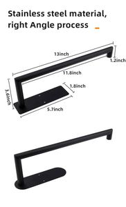 Support mural en acier inoxydable 304 pour cuisine et salle de bain, porte-serviettes, porte-rouleau de papier toilette - Product Image 2