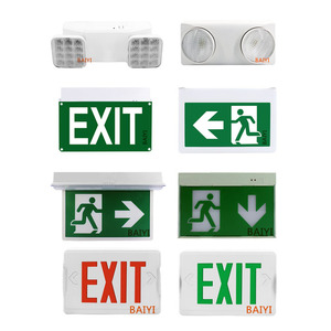 AUTOPRUEBA automática CE CB Estándar europeo Empotrado Múltiple Montado Interior LED Digital Recargable Luz DE EMERGENCIA Señal de salida - Product Image 1