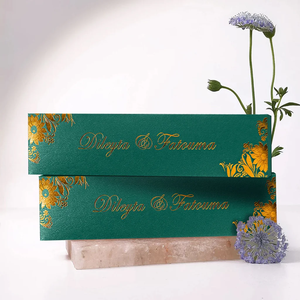 Boîte à invitation de mariage élégante et luxueuse <span class=keywords><strong>en</strong></span> feuille d'or, invitation de princesse pour Sweet 16, couronne de Quinceañera avec sceau de cire et ruban de soie - Product Image 5
