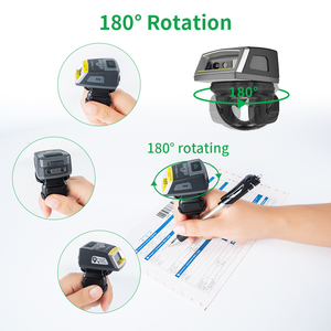 Ef02 Vòng Wearable điện thoại di động Ring-shaped 1D 2D <span class=keywords><strong>Bluetooth</strong></span> Máy quét mã vạch cho kho và hậu cần - Product Image 4