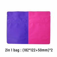 Pochette Doypack refermable 2-en-1 en Mylar imprimée en héliogravure, avec logo personnalisé, pour emballage alimentaire, résistante à l'humidité et anti-fuite