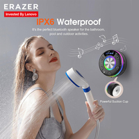 Erazer Xm102 Portable pour haut-parleur, alarme numérique haute définition, lumières multicolores Rgb, autonomie de la batterie ultra longue de 8 heures
