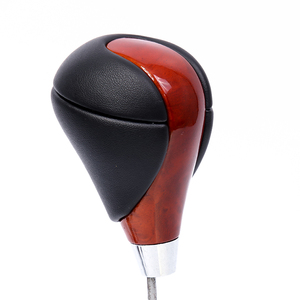 Venta caliente perillas de cambio automático de madera de cuero negro 2008 es perilla de cambio de marchas para Lexus para Toyota is 220d es250 - Product Image 2