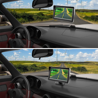 Caméra de recul pour plaque d'immatriculation 4.3 "avec vision nocturne-Système de recul étanche 12V pour voiture SUV Van Aide au stationnement