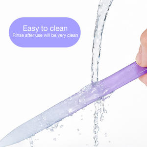 Lime à ongles en verre personnalisée imprimée avec un outil de manucure ergonomique double face coloré - Product Image 3