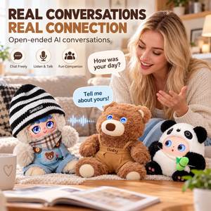 Robot en peluche parlant IA éducatif, assistant vocal multilingue pour la pratique des langues et les activités de lecture en maternelle - Product Image 4