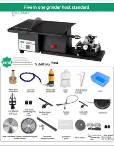 1850W Integrated Jewelry Polisher Gemstone Cutting Machine Small Table Grinder Jade Polishing <strong>Equipment</strong> for <strong>Bead</strong> Jade <strong>Processing</strong> - Product Image 4