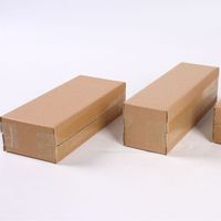 Cajas de Cartón Corrugado Cuadradas Portátiles Reciclables, Logotipo Personalizado, Embalaje de Papel Ecológico, Caja Impresa Específica para Envío