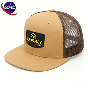 Casquette de baseball QZFSO de haute qualité pour homme, en velours uni, avec patch en caoutchouc imprimé en relief, style trucker - Product Image 1