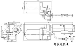 <span class=keywords><strong>Motor</strong></span> de Imán Permanente Impermeable de Alto Torque LB-60L-TB para Vehículos Todoterreno 4x4, Autocaravanas, Barcos, Retráctil Eléctrico Lateral - Product Image 4
