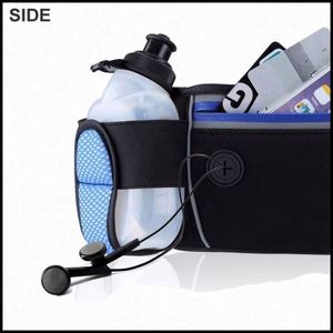 High Quality <b>Waterproof</b> Orange Zipper Work Waist Bag Fanny <b>Pack</b> Bags With Bottle Holder - Product Image 2