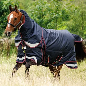 Peralatan kuda tahan air produk olahraga penunggang kuda selimut karpet kuda Logo kustom poliester PE tas Oxford