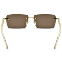 Lunettes de soleil personnalisées avec logo, verres en cristal, lunettes de soleil en corne de buffle