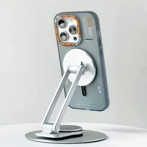 Coque de téléphone magnétique mate pour IPhone 16 15 13 12 14 Pro Max Charge sans fil givré arrière lentille en métal cadre boutons couverture - Product Image 3