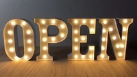 Letrero Luminoso LED de Metal Personalizado de Fábrica con la Frase MARRY ME, de 3 a 5 Pies, para Exteriores, Letras Decorativas Tipo Marquee, Venta al Por Mayor