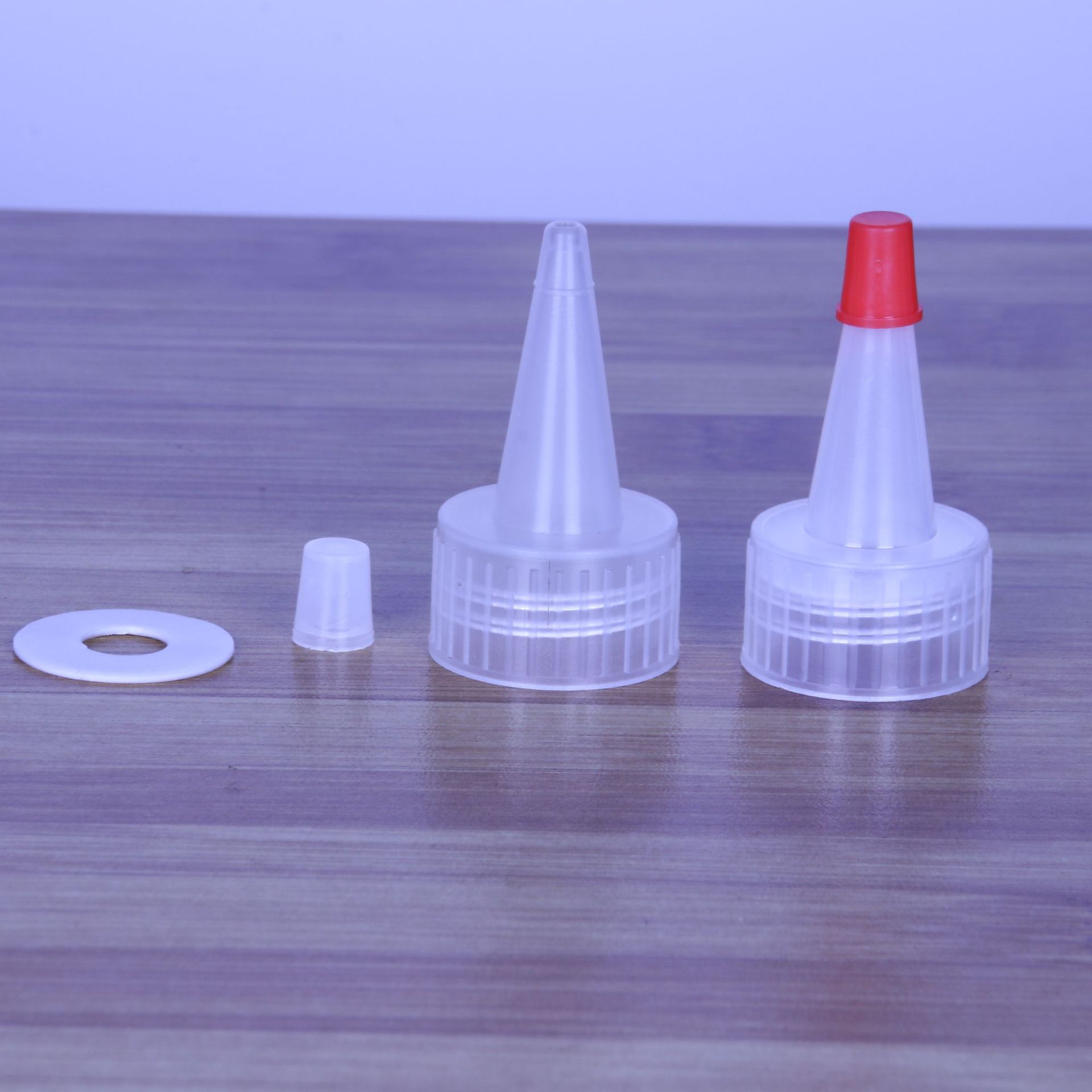 Top Cap Long Nozzle Cover Red Bottles Cartons PUMP Sprayer Plastic Wine Caps Lids Plastic Ring Bottle Cap for Oil I Bottle