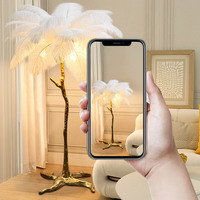 Art Palmier Design Sol Souterrain Led Lumière Chevet Chambre Lampadaire Debout pour Salon Chambre