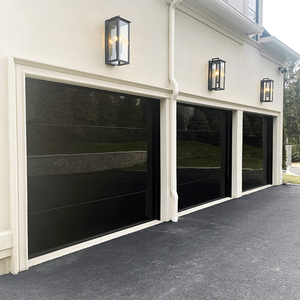 <span class=keywords><strong>Porte</strong></span> de <span class=keywords><strong>garage</strong></span> en verre isolant moderne à impact de luxe, cadre sans cadre, miroir en verre trempé, portes de <span class=keywords><strong>garage</strong></span> en verre trempé à vendre - Product Image 6