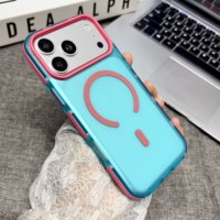 Coque de téléphone magnétique antichoc effet peau, couleur tendance, pour iPhone 18 Pro Max, Apple 17 Pro, 16/15