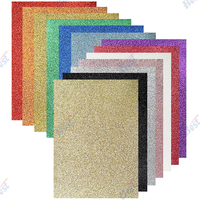 Papier pailleté A4 de couleurs assorties et papier cartonné scintillant de bricolage pour la décoration de fête
