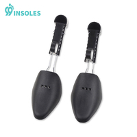 99insoles Noir Ajustable Embauchoir de chaussures, Protecteur de semelle, Anti-plis et Remplisseur de chaussures pour Hommes
