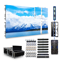 500x1000mm fond de scène géant extérieur P4.81 location de panneau d'écran LED pour les festivals de musique écran d'affichage à LED affiche numérique